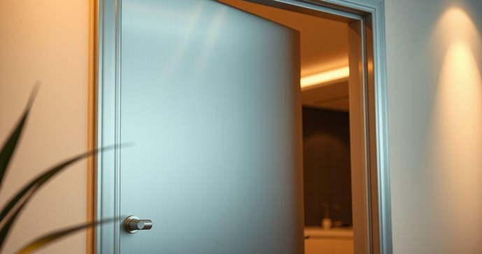 Porta de Alum&iacute;nio Barata: Qualidade e Economia