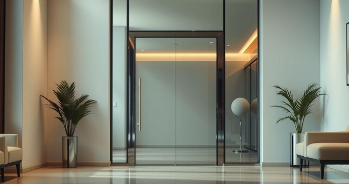 Pre&ccedil;o da Porta de Vidro 1 Folha