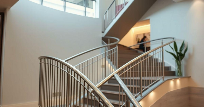 Vantagens do Corrim&atilde;o Alum&iacute;nio para sua Escada