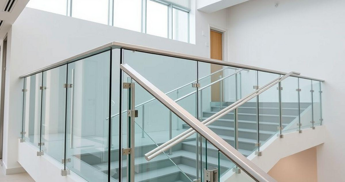 Corrim&atilde;o de Vidro e Alum&iacute;nio com Estilo e Seguran&ccedil;a para Sua Escada
