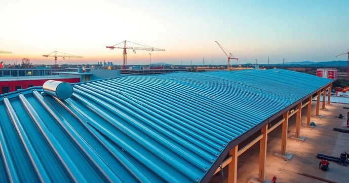 Telha alum&iacute;nio trapezoidal: vantagens e aplica&ccedil;&otilde;es em constru&ccedil;&otilde;es modernas