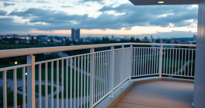 Corrim&atilde;o de Alum&iacute;nio Branco: Estilo e Seguran&ccedil;a para Sua Escada ou Varanda