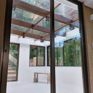 Portas e janelas de vidro temperado