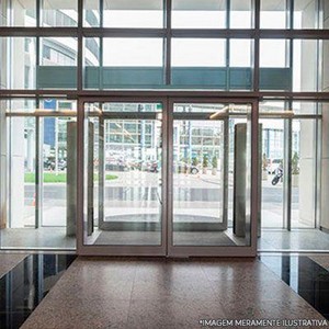 Portas e janelas de vidro temperado